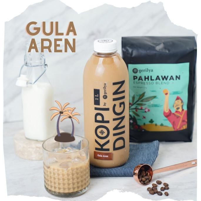 

Kopi Susu Gula Aren 1 Liter by Kopi Dingin Gerilya