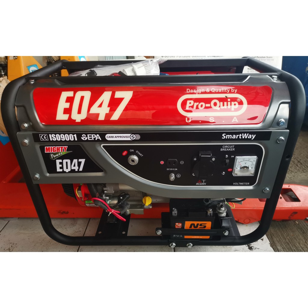 GENERATOR GENSET RUMAH 3000 WATT STARTER BENSIN PROQUIP EQ47 USA