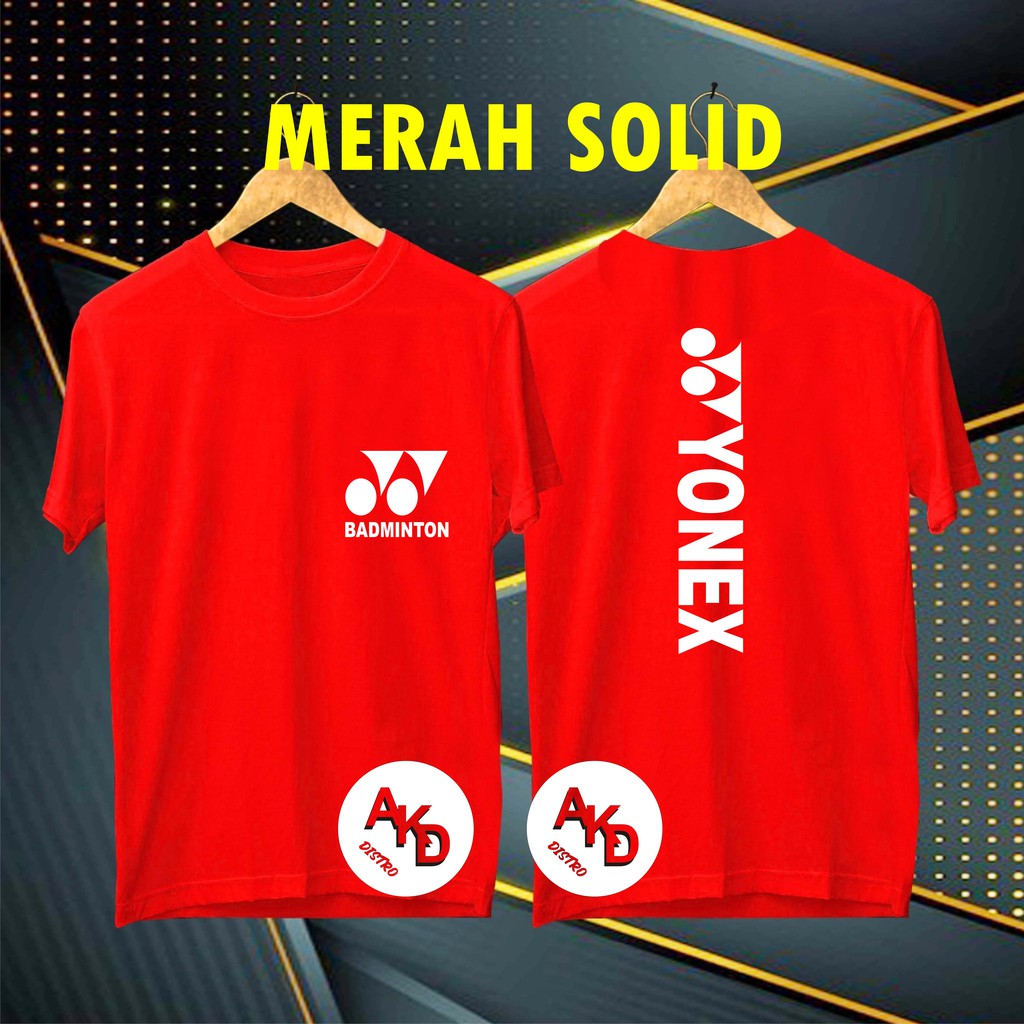 COD/KAOS YONEX BADMINTON/KAOS EKSPRESI/KAOS HITS/KAOS BANDUNG/KAOS MURAH/KAOS DISTRO