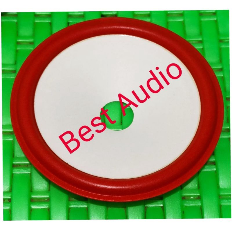 Daun kertas speaker 4inch 4 inch putih merah diameter 10cm voice coil 16mm