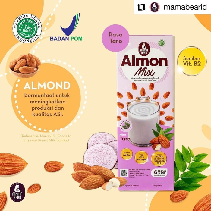 Makassar ! Mama Bear Almon Mix Pelancarr ASI Booster