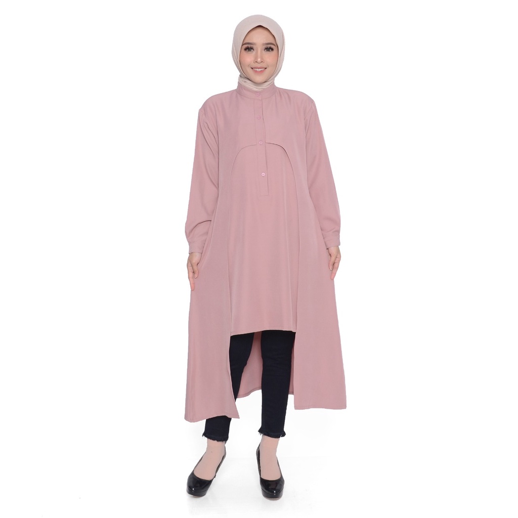 TUNIK/ATASAN WANITA BAJU LONG TUNIK KEKINIAN/BUSUI