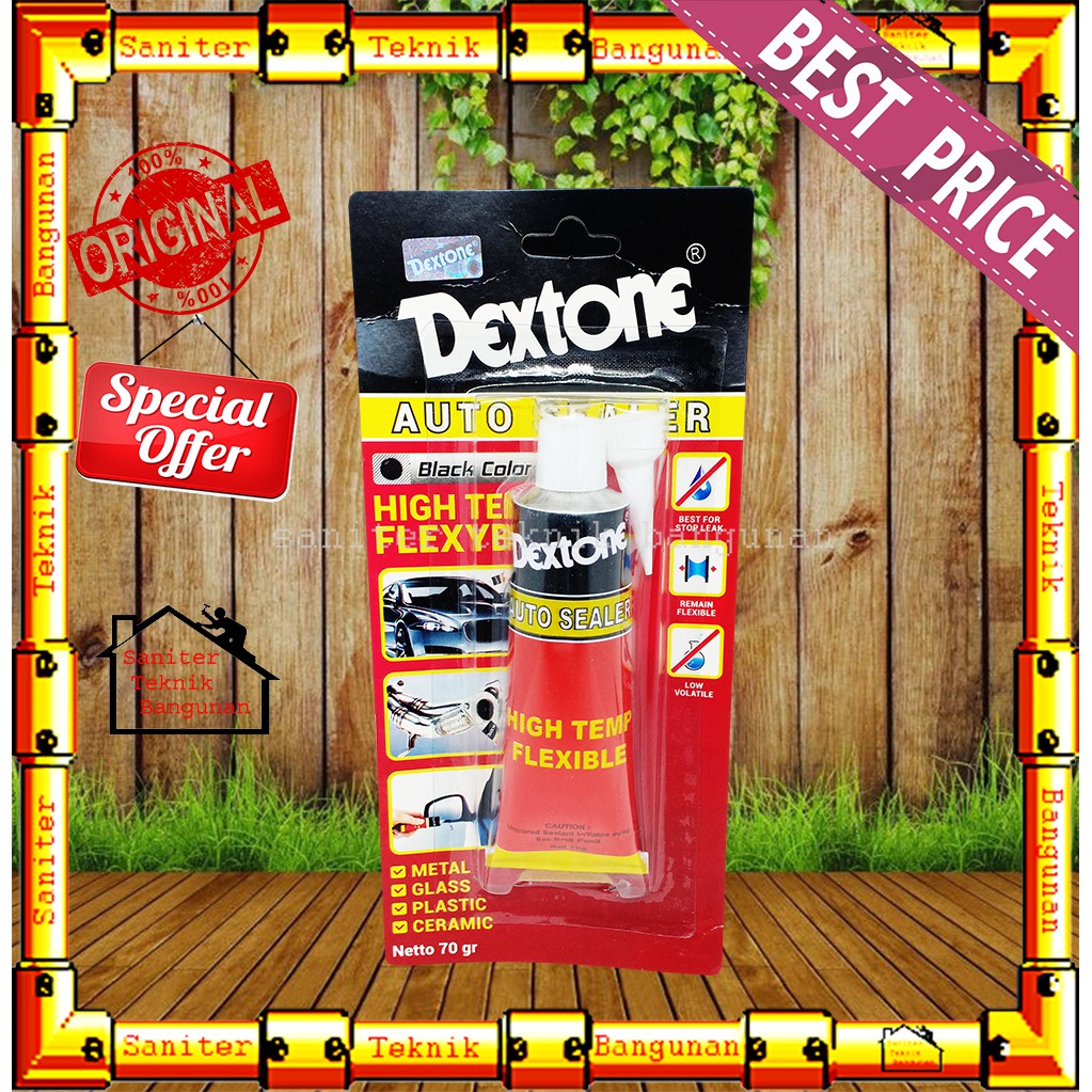 Lem Kaca Auto Sealer Dextone 70 Gram