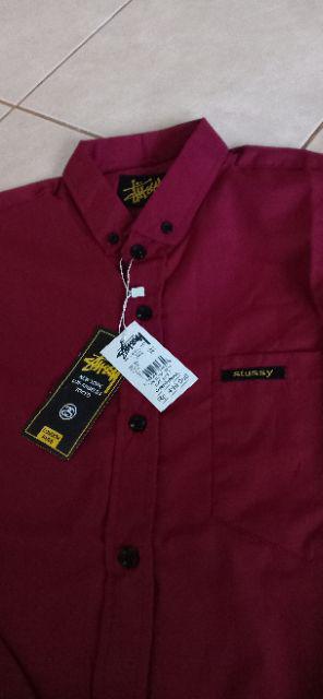 Ahn Kemeja Batik Pria Kombinasi/kemeja Batik Kantor Pria / Batik Lengan Panjang Pria/batik Kombinasi