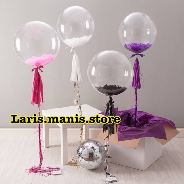 Balon bening pvc - balon transparan jumbo - balon dekorasi - balon pvc jumbo - balon transparan