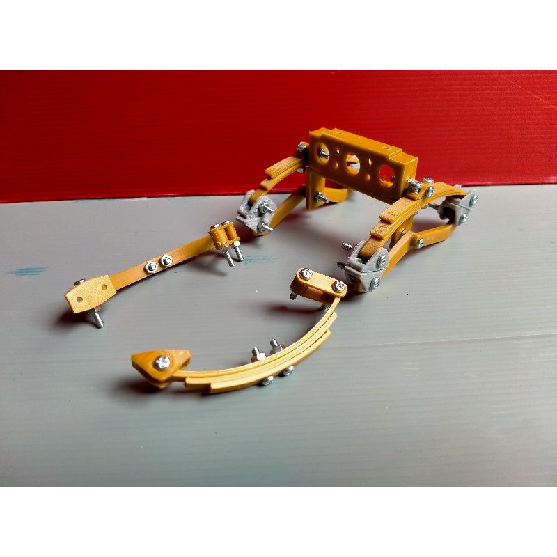 suspensi miniatur dan rc truck model daun