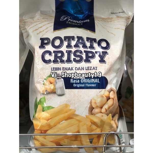 

potato crispy | kerupuk kentang | premium product | cemilan | snack | makanan ringan