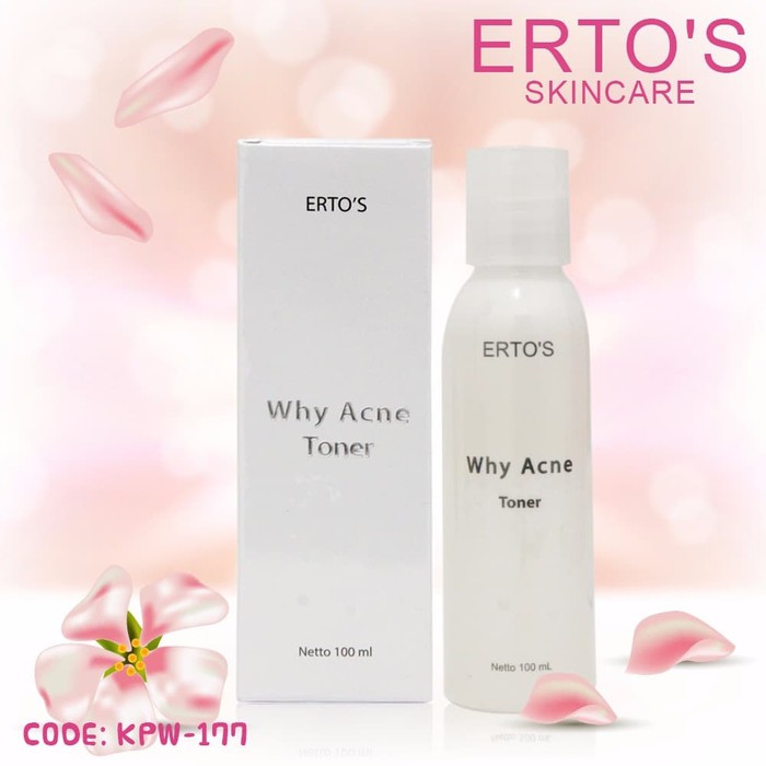 ✨ AKU MURAH ✨ERTOS Why Acne Toner / BPOM Original 100% / 100ml