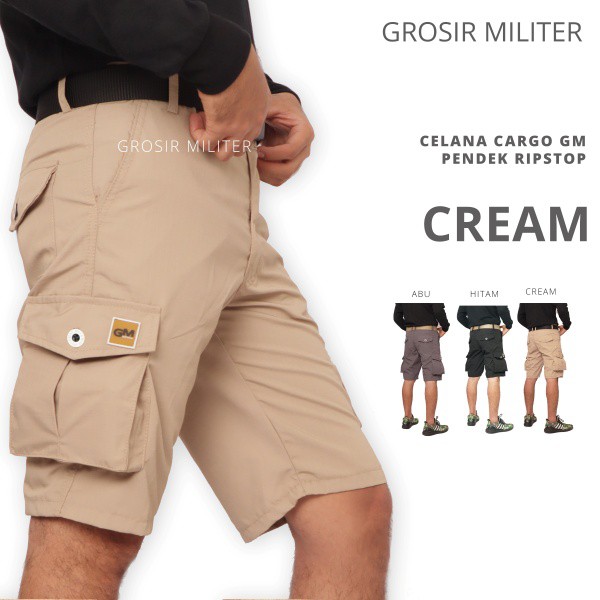 Celana Cargo GM Mode Tactical Pendek Ripstop Original