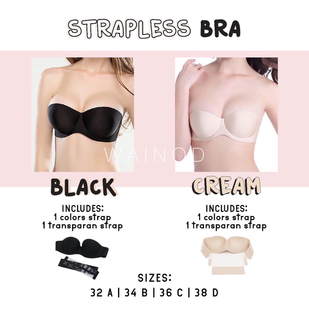 STRAPLESS &amp; SEAMLESS BRA - WAINODSHOP