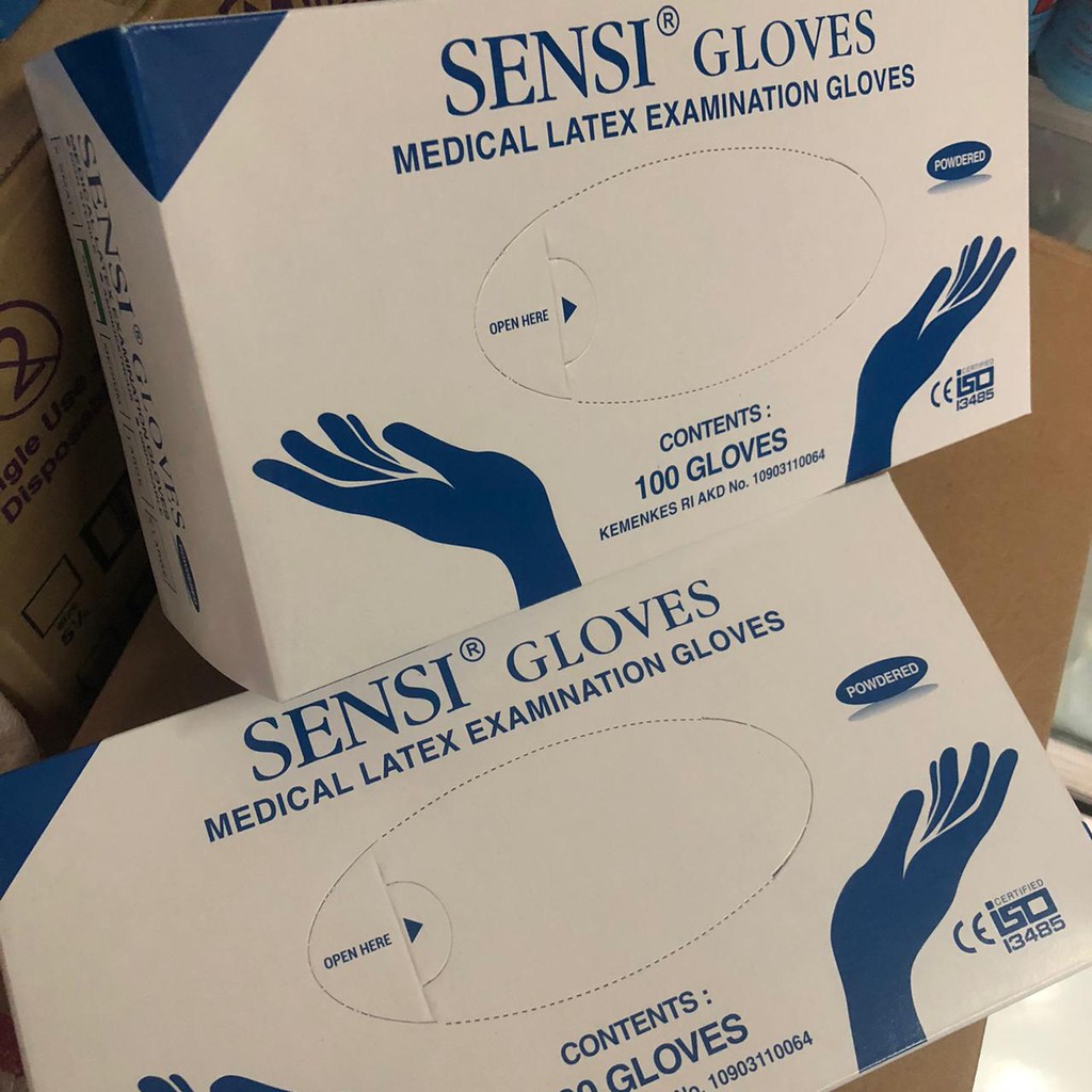 SENSI GLOVES // SARUNG TANGAN SENSI @100PCS = 50 PSG