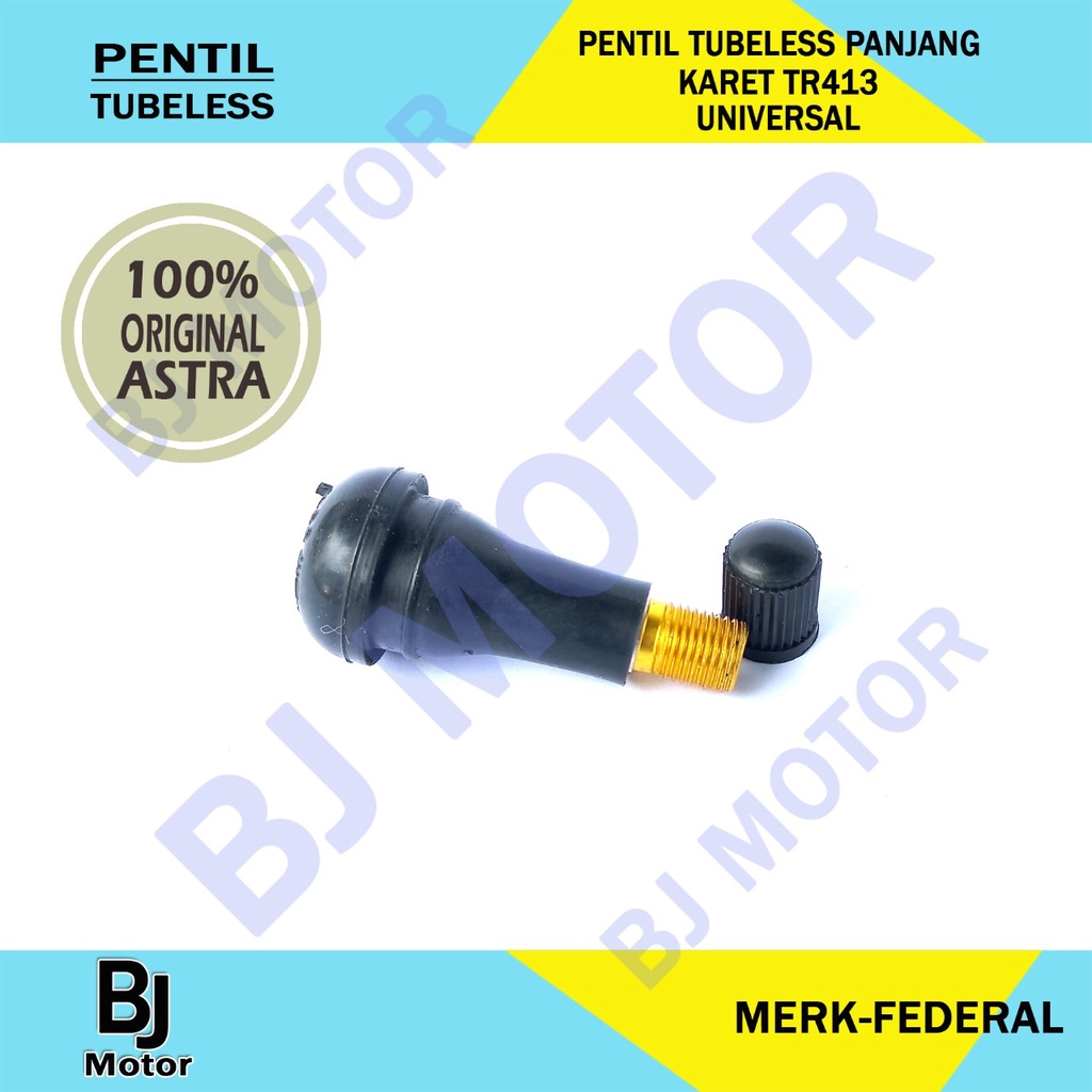 PENTIL KARET TUBLES TUBELESS UNIVERSAL ORIGINAL ASTRA TR413