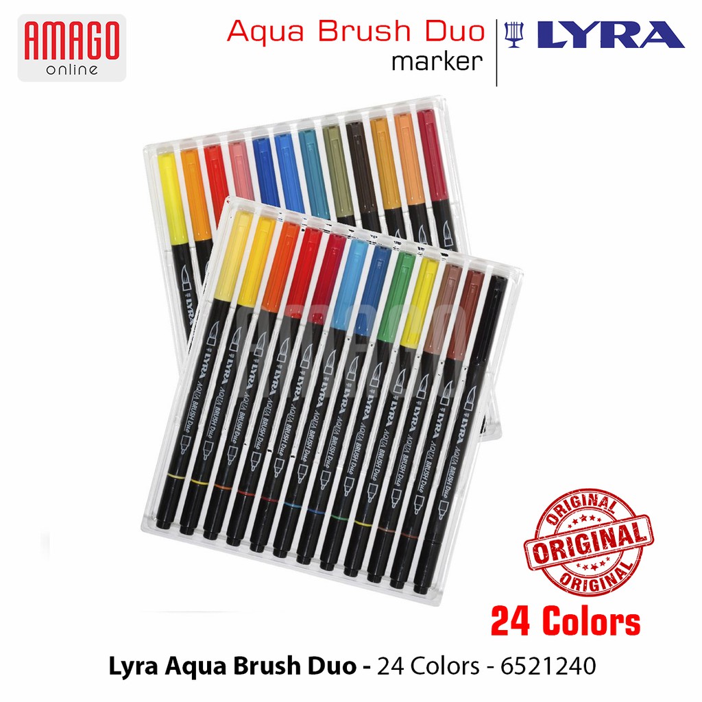 LYRA AQUA BRUSH DUO - SET 24 COLORS - 6521240