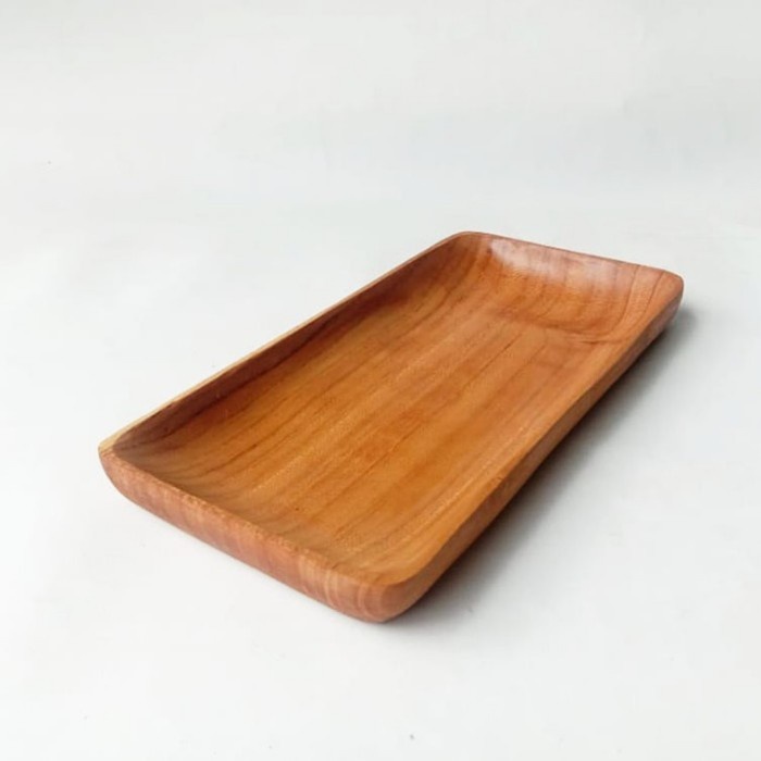 Jual Aruna Wooden Serving Tray Set / Nampan Kayu / Bill Tray Shopee