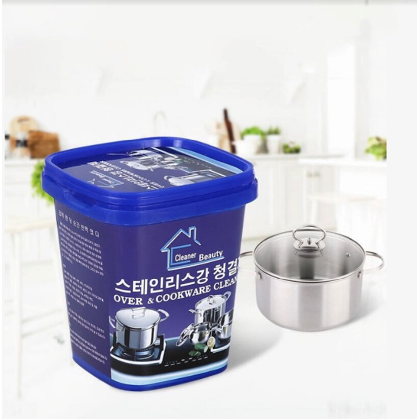 500 gr Korean Cleaner Beauty Polish Pembersih Stainless Steel Panci Noda Gosong polish Metal