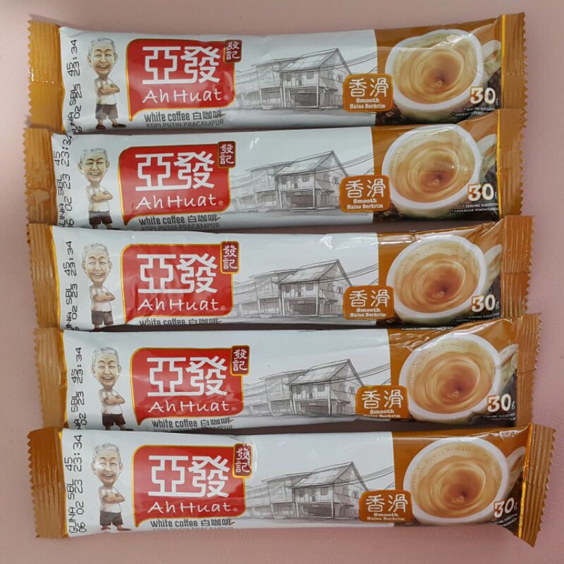 

Ah Huat White Coffee Smooth Sachet Eceran