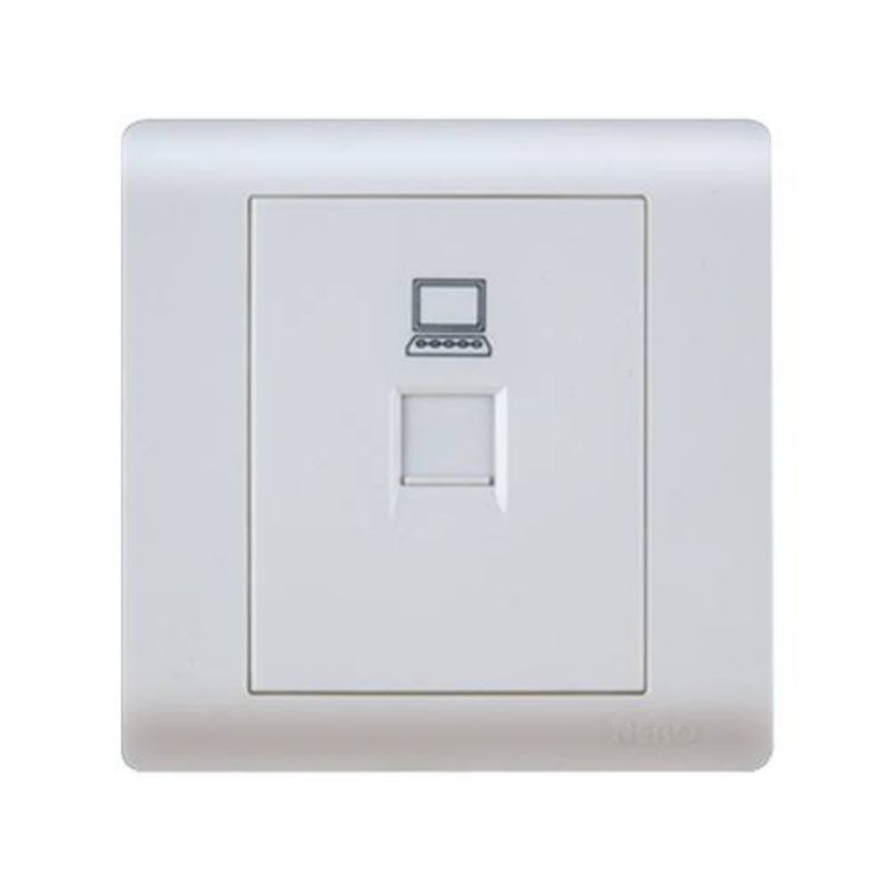 Nero 1 Gang Data Outlet LAN CAT6 F16 F16PCA CASA/Data Stop Kontak/Nero Socket/Saklar