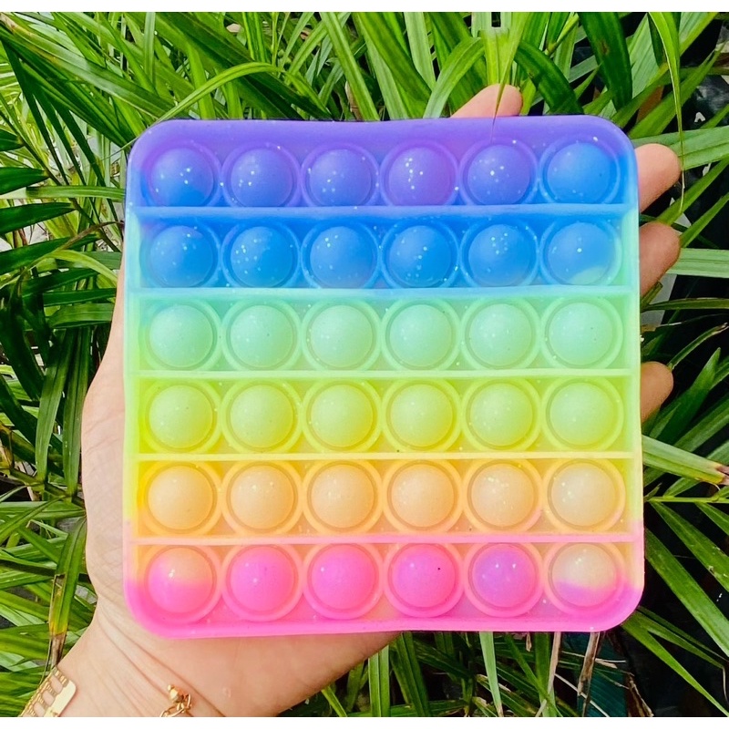 (TERBARU) POP IT PASTEL SERI GLITER POP IT GLITER BARU-4