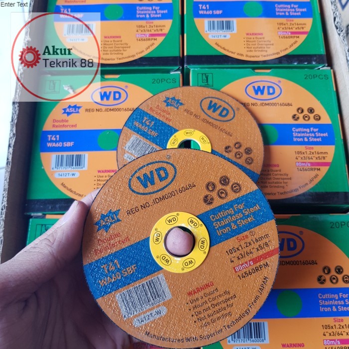 GROSIR Resibon WD / batu gurinda potong WD / gurinda besi WD ASLI
