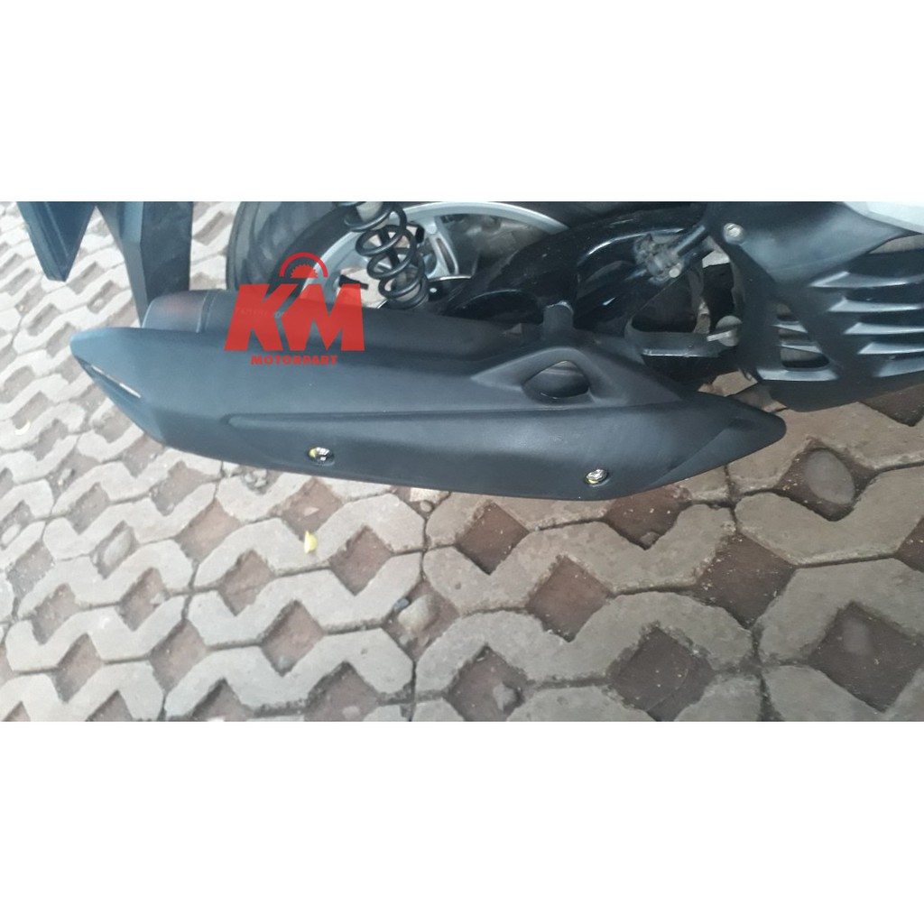 Tutup Cover Pelindung Knalpot Motor Yamaha N MAX NMAX Lama 2015 2016 2017 2018 2019 STANDARD