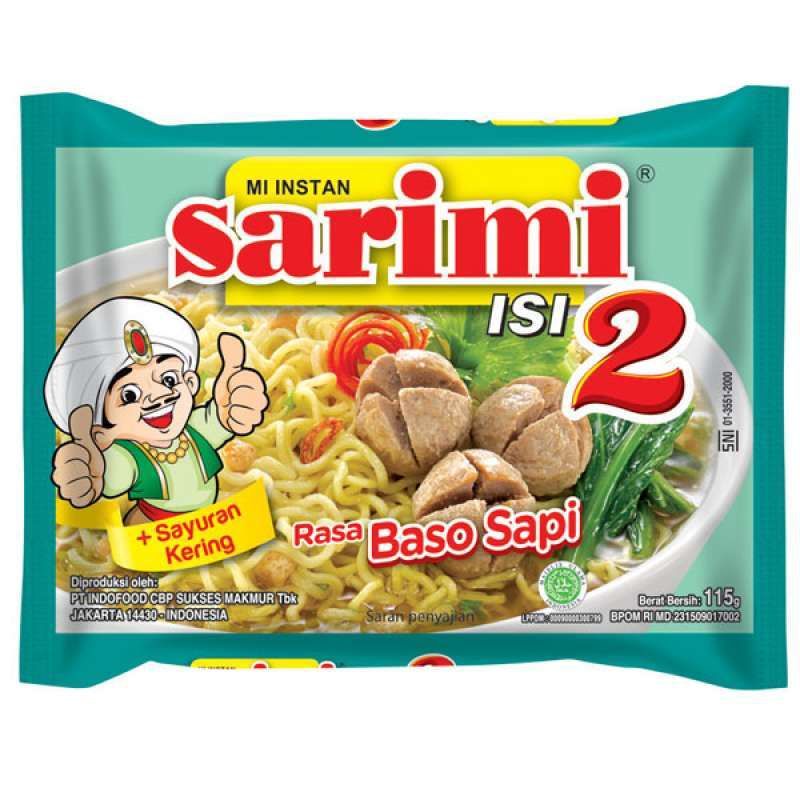 

Sarimi Rebus Isi 2 Rasa Bakso