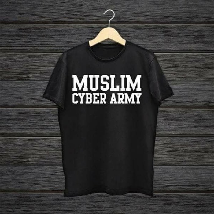 Kaos Tshirt Baju Combed 30S Distro Muslim Cyber Army Grade