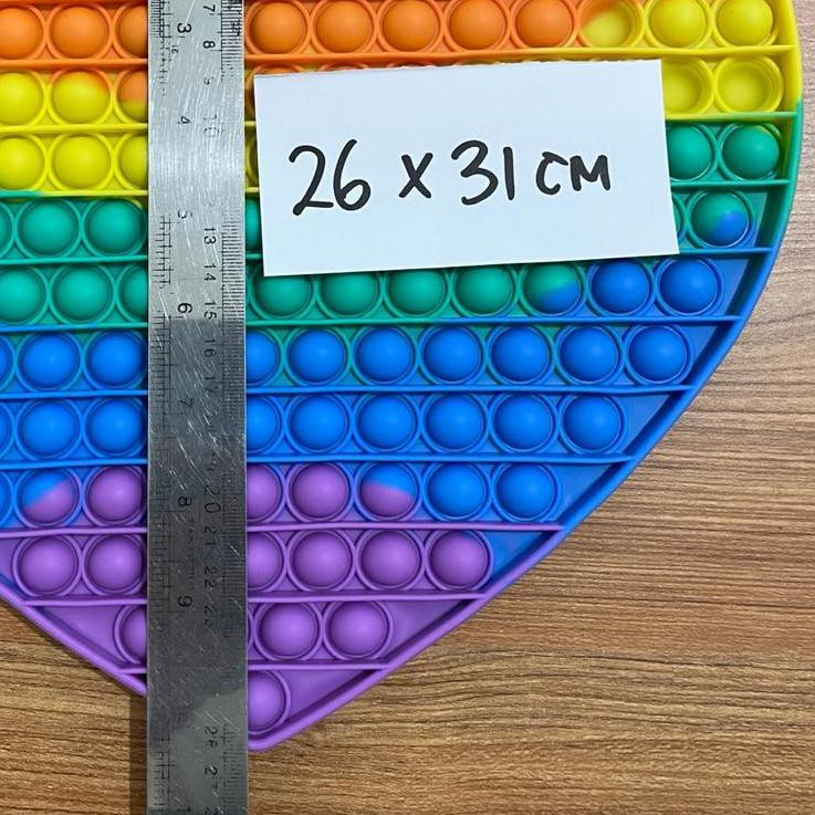 [semuajual ] Mainan Pop It Jumbo Murah / Fidget Push Pop It / Mainan Pop It Pereda Stress / Popit Ju