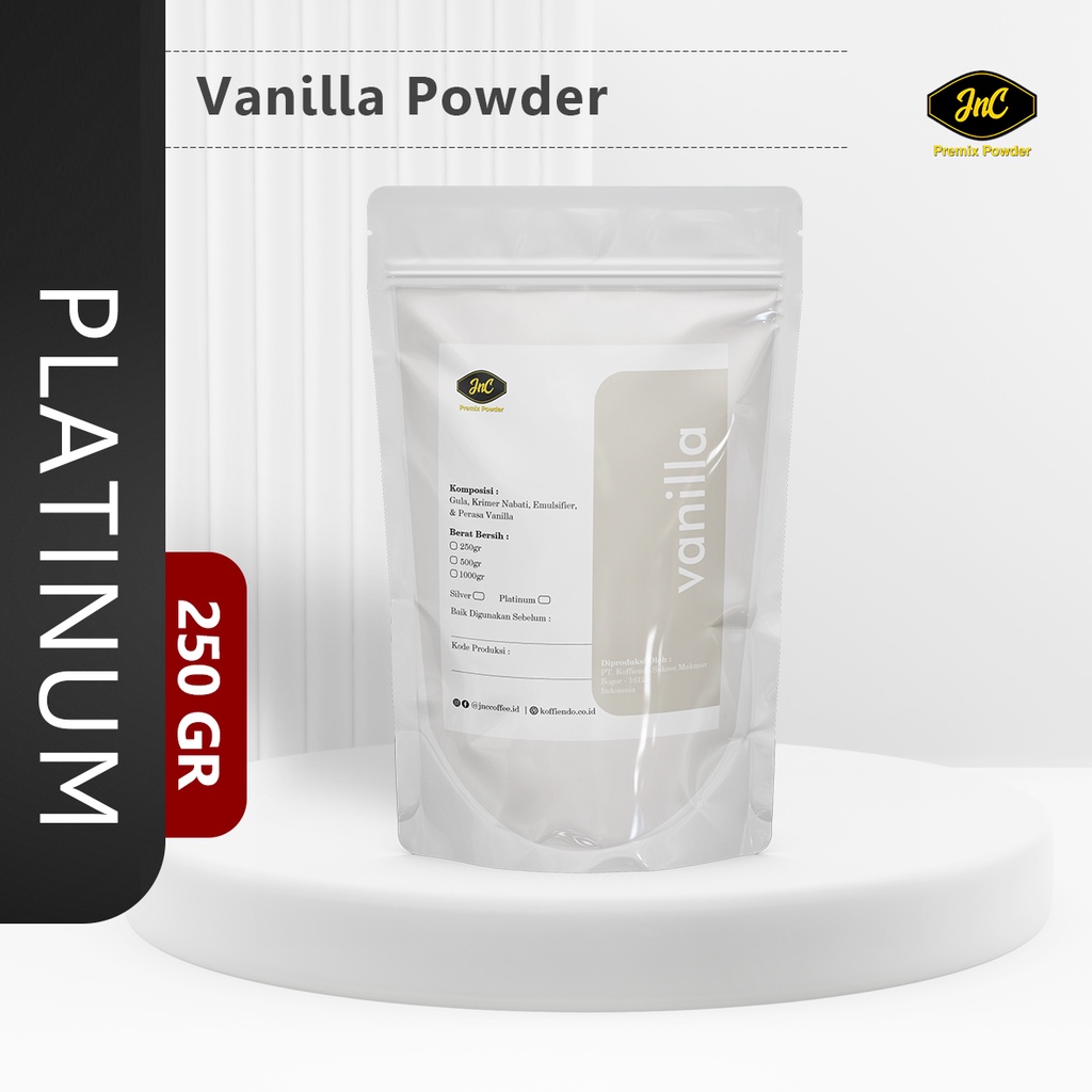 JnC Vanilla Powder 250gr I Bubuk minuman