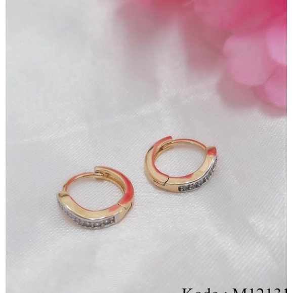 anting termurah motif full mata satu baris