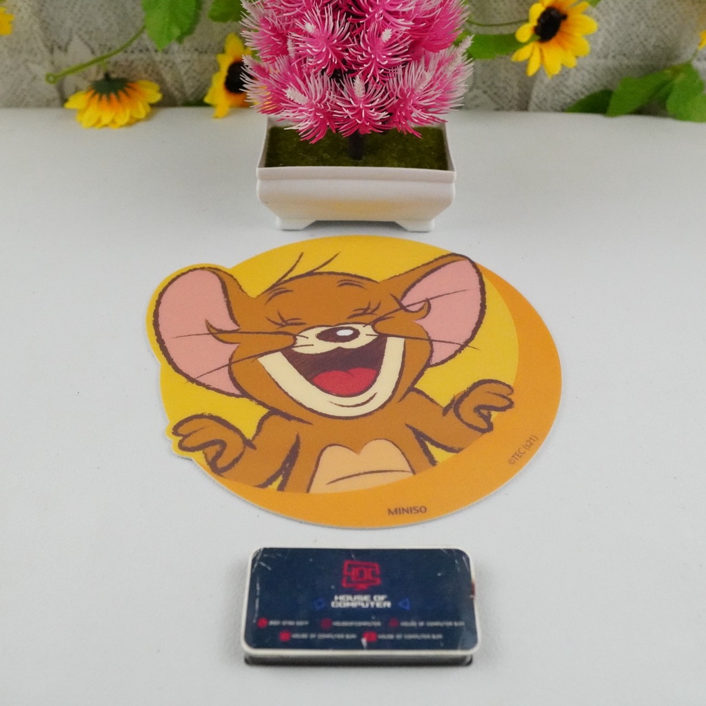 MOUSEPAD MINISO TOM N JERRY SMILING JERRY FOREIGN SHAPED