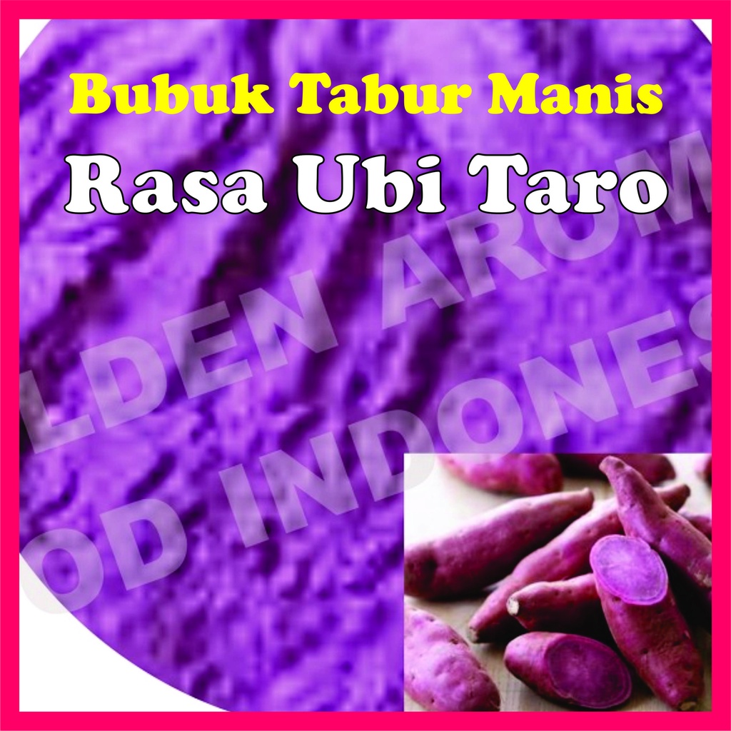 

Jual Bumbu Tabur Bubuk Tabur Manis Sweet Seasoning Powder Rasa TARO 100 gr, Topping Rasa Ubi TARO Berbagai Makanan Manis, Sensasi Nikmat Rasa Manis TARO, Halal, Favorit Pencinta Kuliner, Kekinian, Bikin Nagih, Variasi Aneka Makanan dan Dessert