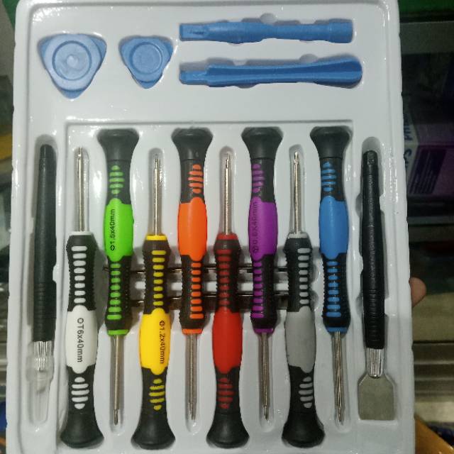 Obeng hp obeng servis hp lengkap fullset