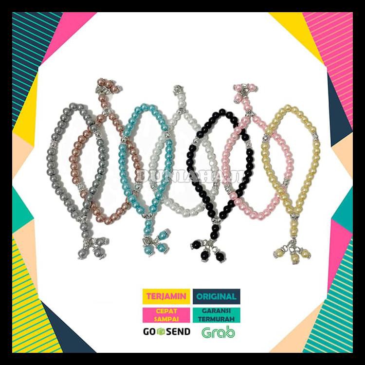 100% BERKUALITAS GROSIR TASBIH MUTIARA 33 RANTAI PER PCS TERMURAH 100% TERJAMIN
