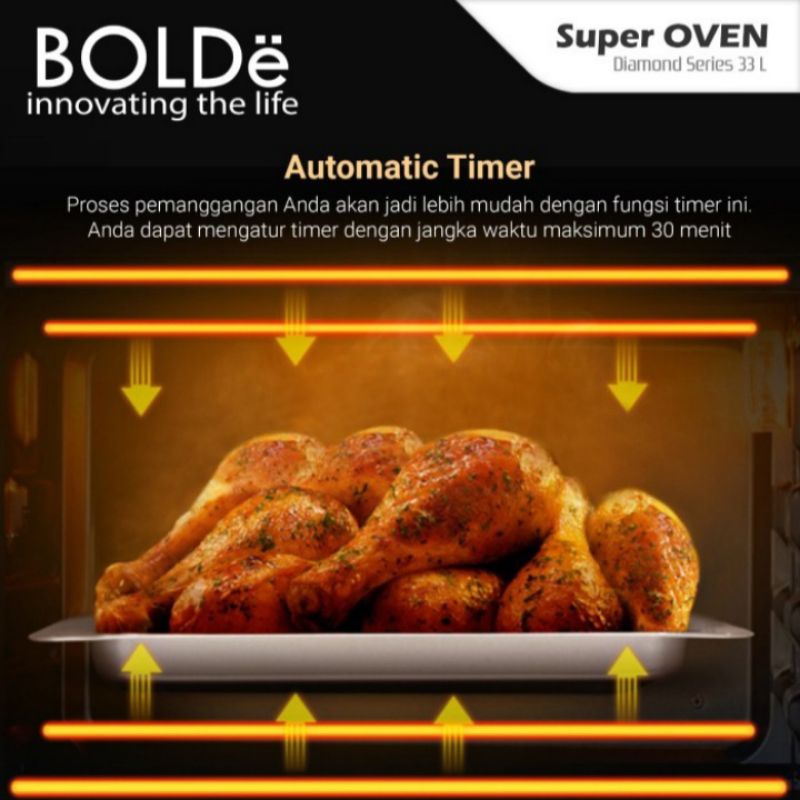 BOLDe Super Oven Digital 33L