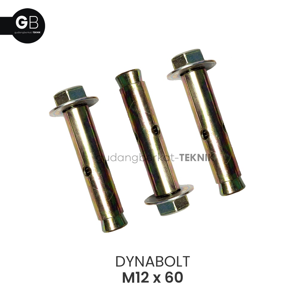 Dynabolt M12 x 60 / Baut Dinabolt M12 x 60mm / Anchor Bolt M12