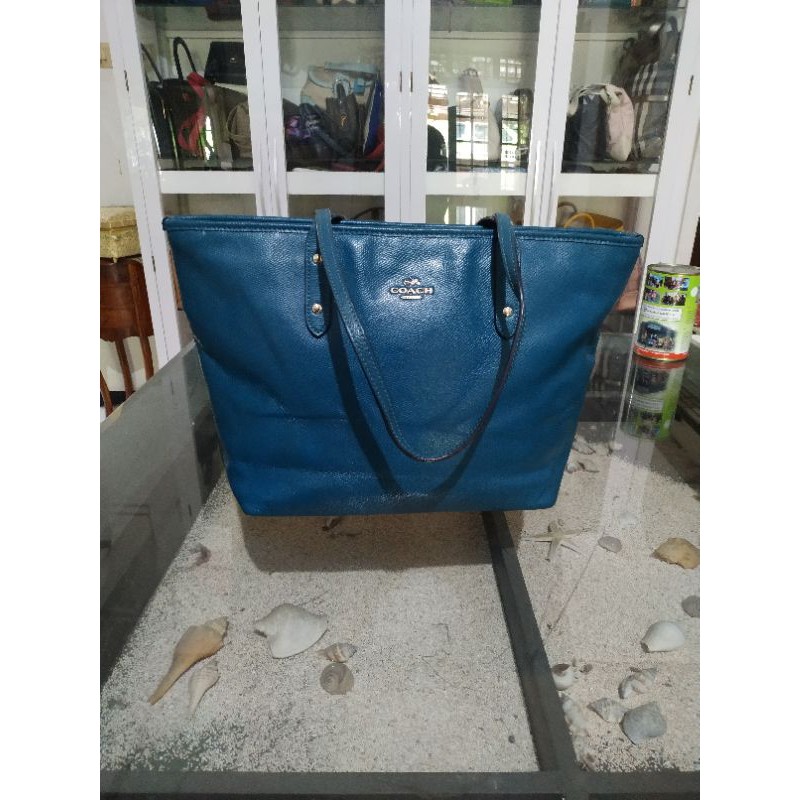 Authentic Coach Zip totebag