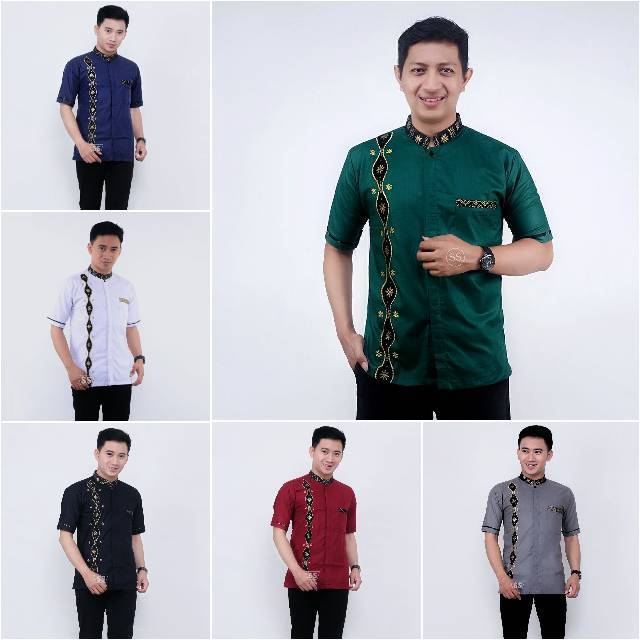 Baju Koko Pria Gus Azmi Syubbanul Muslimin Koko Hadroh Koko Azzahir Koko  Hilwa