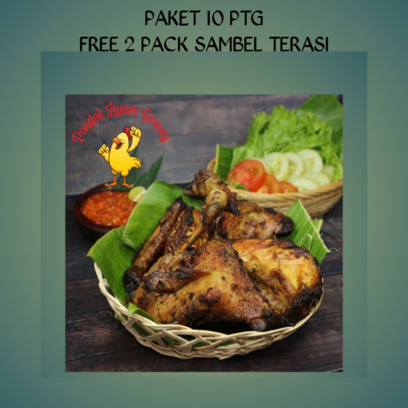 

ayam bakar ayam goreng ayam kalasan ayam manis 10pcs (5paha+5dada)