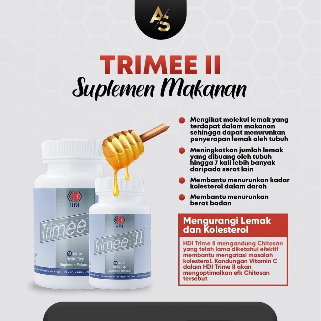 Trimee II 90 HDI Suplemen Kesehatan / Multivitamin Kesehatan Best Seller
