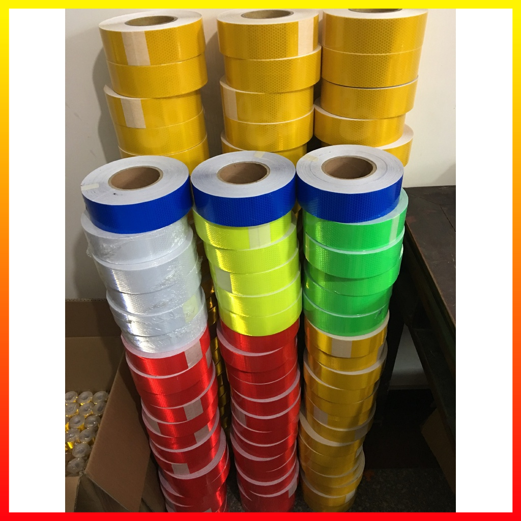 Roll Strip Stiker Reflektif Universal Mobil Truk Motor Sepeda Motif Sarang Lebah 3Mx5CM ZA5800 - OMRSCNWH