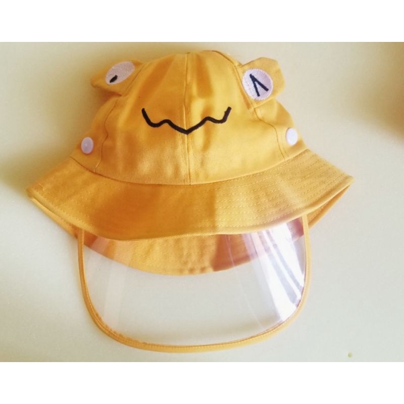 Topi Buket bayi anak anti korona / Baby buket hat frog