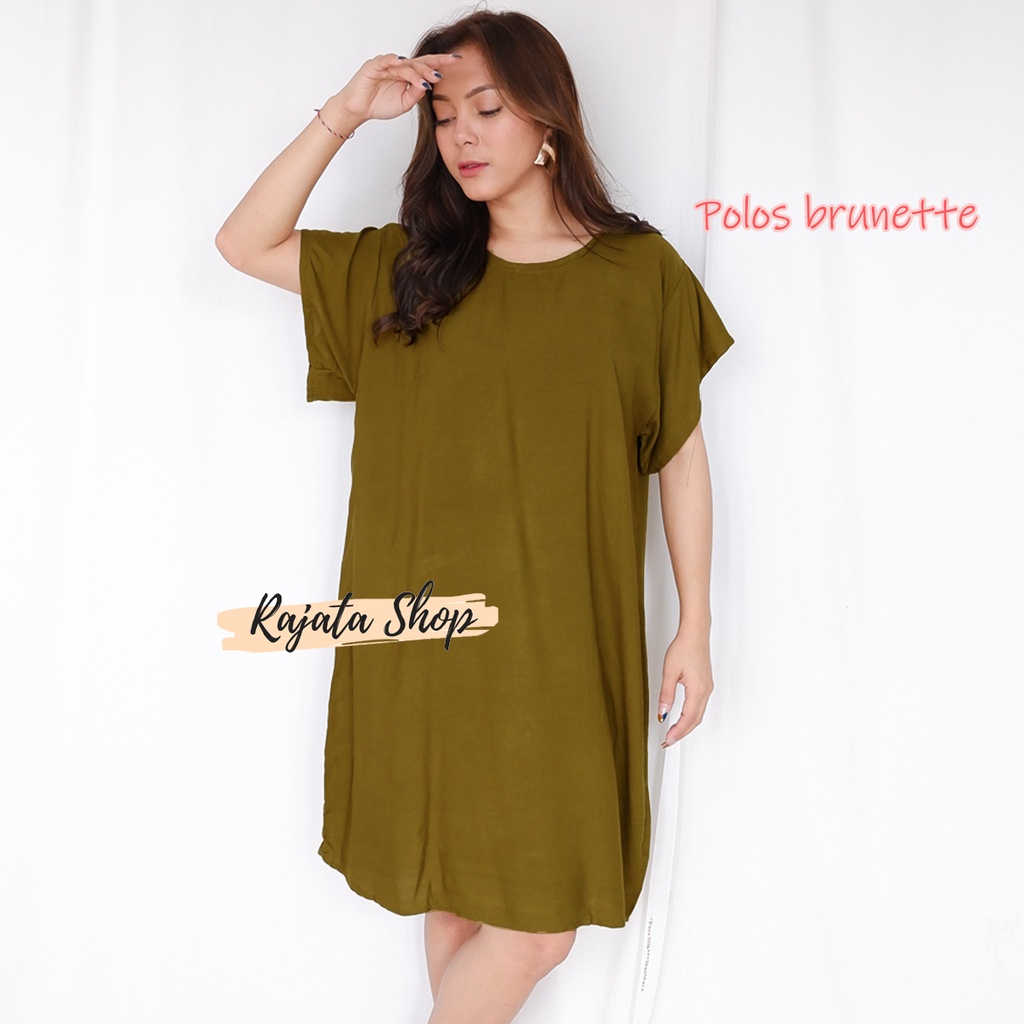 Daster Bali Dress Bali-DST POLOS BRUNETTE