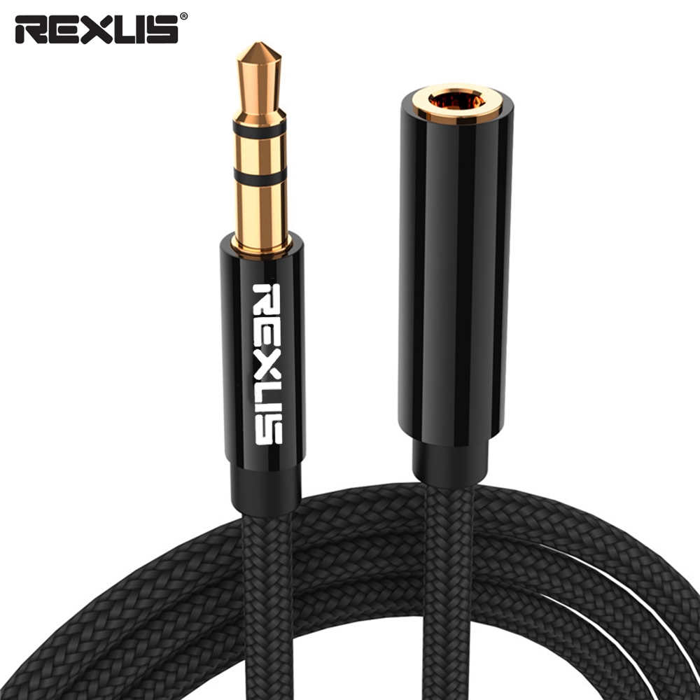 Kabel Extension Audio Stereo Dengan Jack 3.5mm Lapis Emas