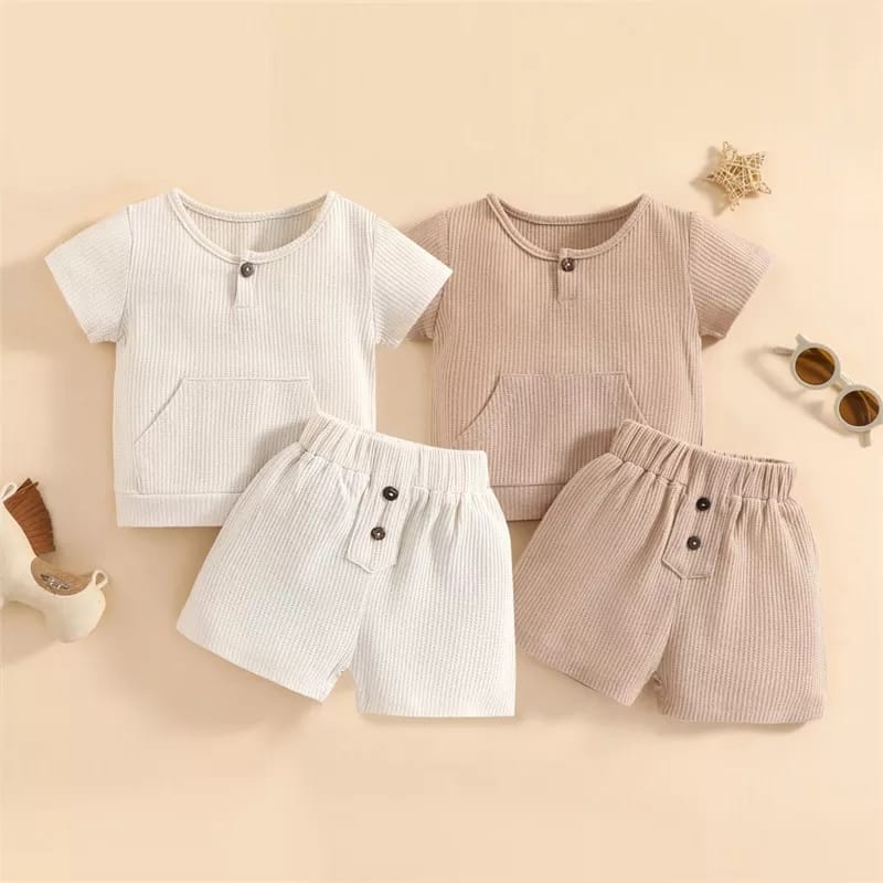 BEFAST - ZTL OOTD Setelan Anak YUJIA / SET ANAK MARIO / Setelan Anak Bayi Unisex / Oneset Anak-Anak Casual / Pakaian Kaos Lengan Pendek+Celana pendek / Oneset Tidur Anak-Anak / Setelan Santai Anak