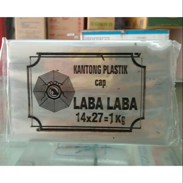 Plastik bening 1 kg Laba  Laba  14x27 cm Shopee Indonesia Plastik bening 1 kg Laba  Laba  14x27 cm Shopee Indonesia