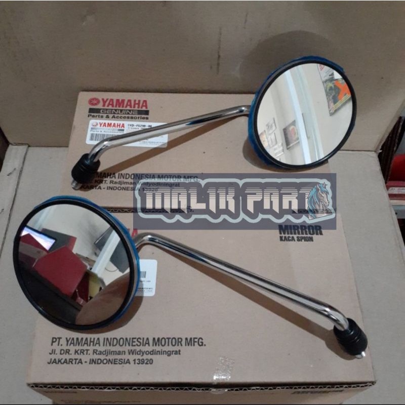 SPION REAR VIEW MIRROR ASSY KANAN KIRI YAMAHA FINO FI 115 FINO FI 125 PART ORIGINAL YAMAHA