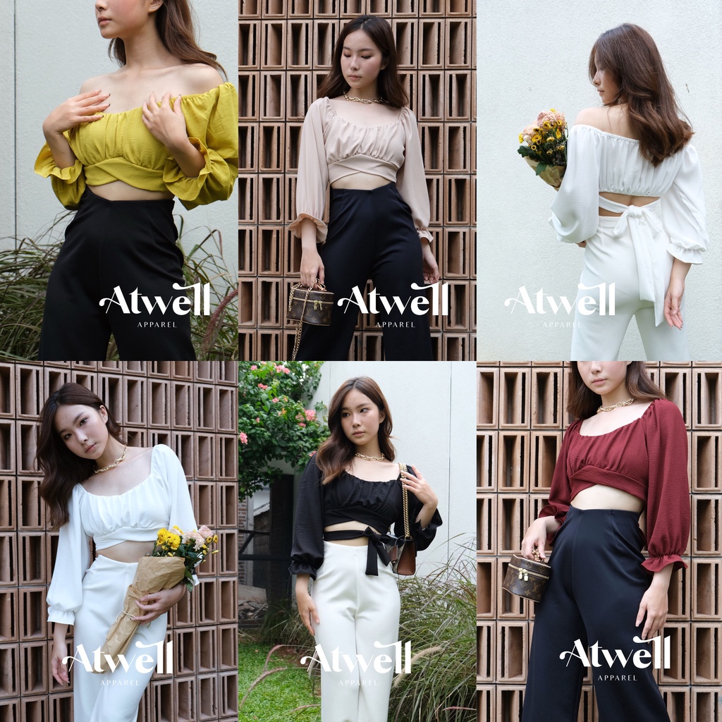 Soleil Long Sleve Crop Top