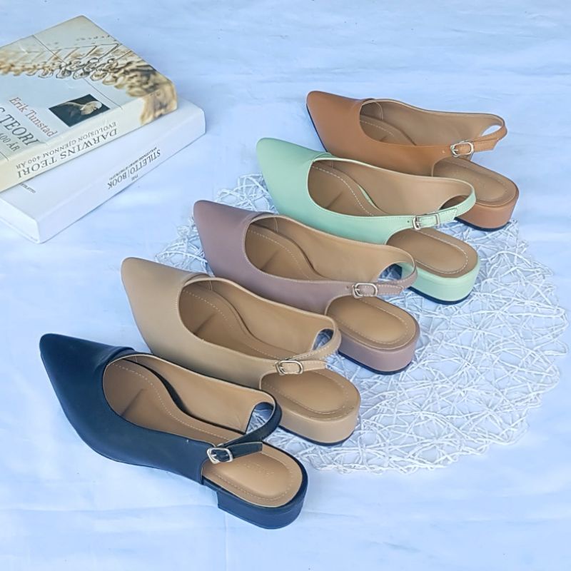 ARUMI02 SEPATU WANITA HAK 3CM AC29