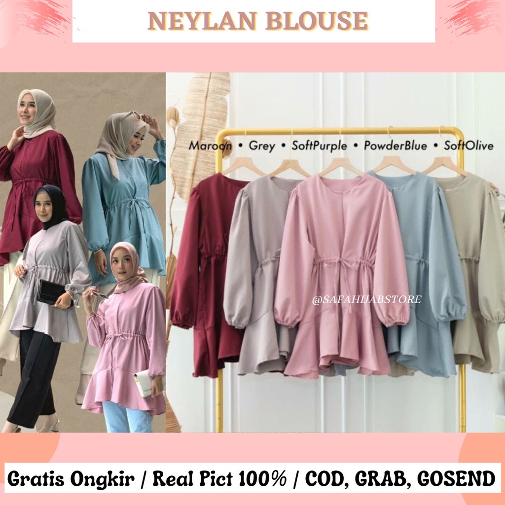 NEYLAN BLOUSE / BLOUSE / ATASAN WANITA / ATASAN KERJA