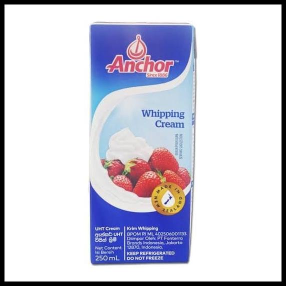 

Whipped Cream Anchor 250Ml Whipping Cream Anchor Whipped Cream Uht